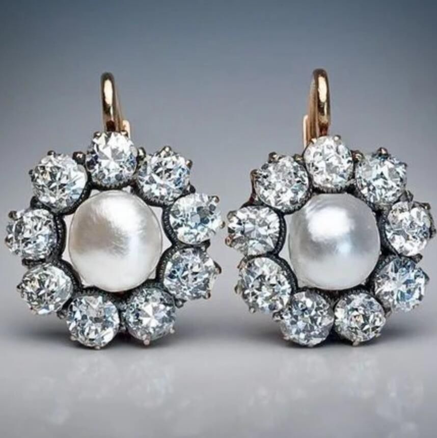 Schöne Perlen Ohrring mit einzigartigem Stil