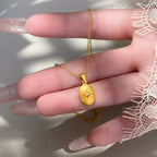 Zarte handwerkliche Halskette