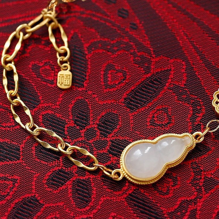 Handgefertigte Vintage Gold Armband