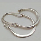 Klassische Silber Ohrring mit zeitloser Eleganz