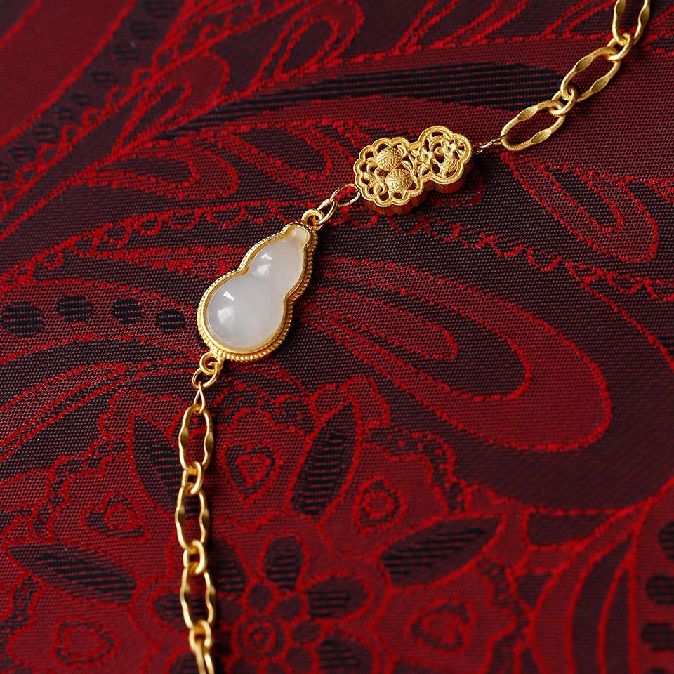 Handgefertigte Vintage Gold Armband