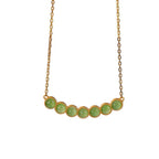 Schöne Gold Halskette mit einzigartigem Stil