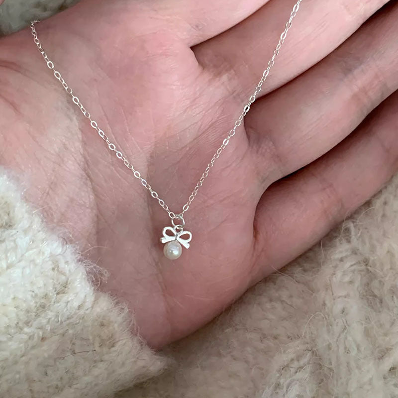 Schöne Perlen Halskette mit einzigartigem Stil