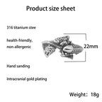 Zarte handwerkliche Ring