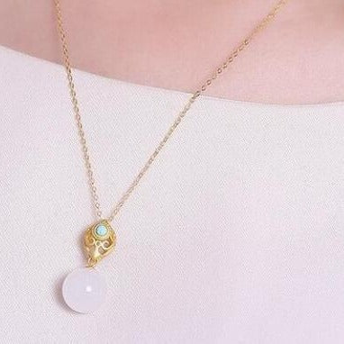 Romantische Gold Halskette für besondere Momente