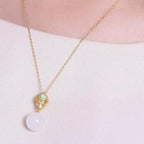 Romantische Gold Halskette für besondere Momente