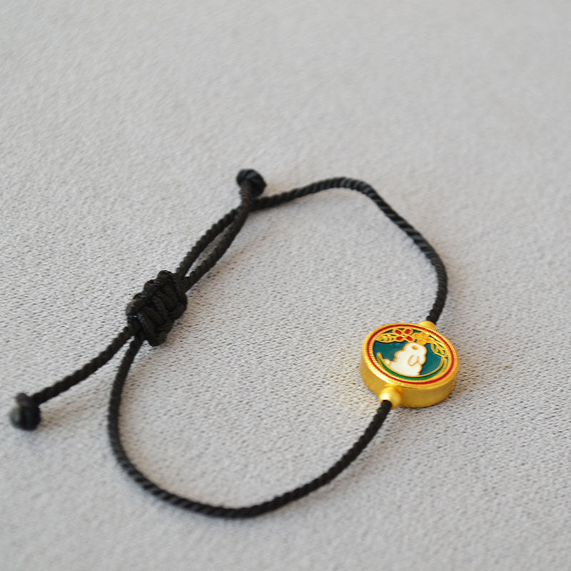 Handgefertigte Vintage Gold Armband