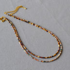 Zarte handwerkliche Halskette