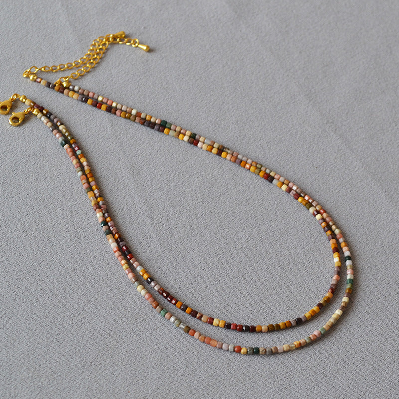 Zarte handwerkliche Halskette