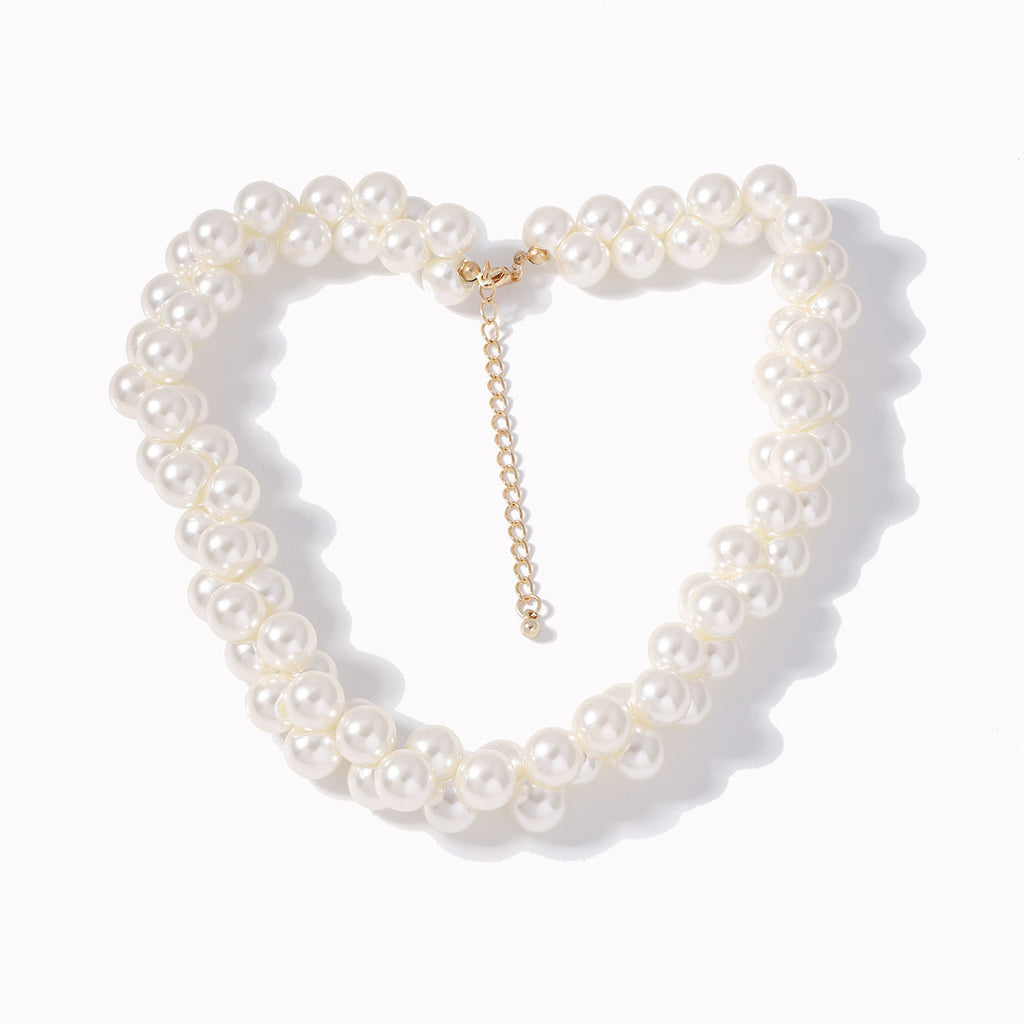 Zarte handwerkliche Perlen Halskette