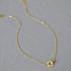 Romantische Gold Halskette für besondere Momente