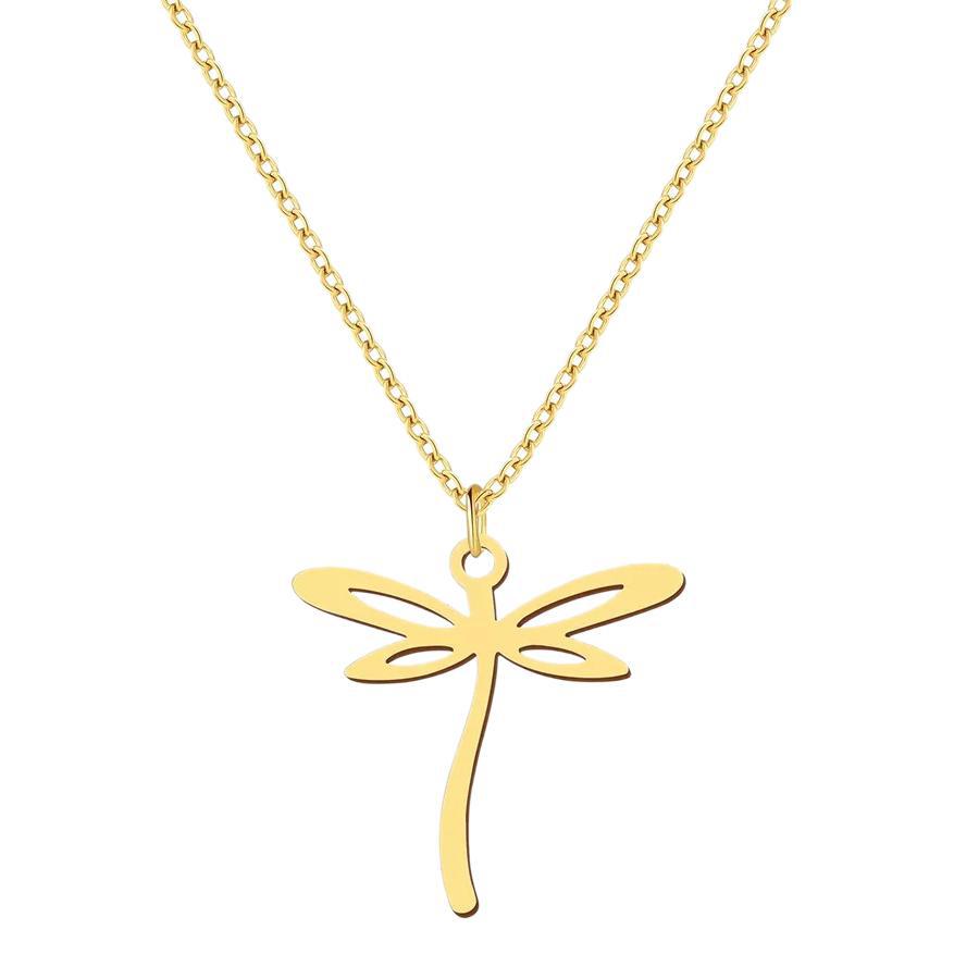 Handgefertigte Vintage Gold Halskette