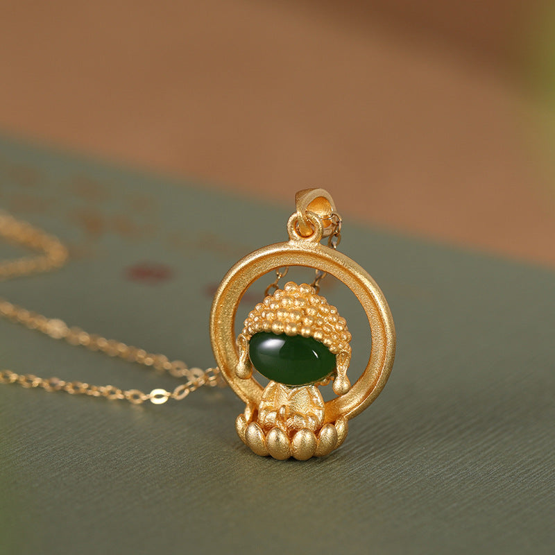 Zarte handwerkliche Silber Halskette