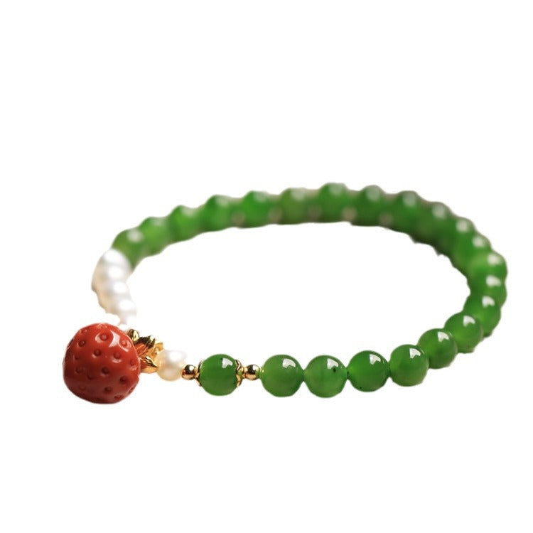 Zarte handwerkliche Perlen Armband