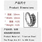 Zarte handwerkliche Ring