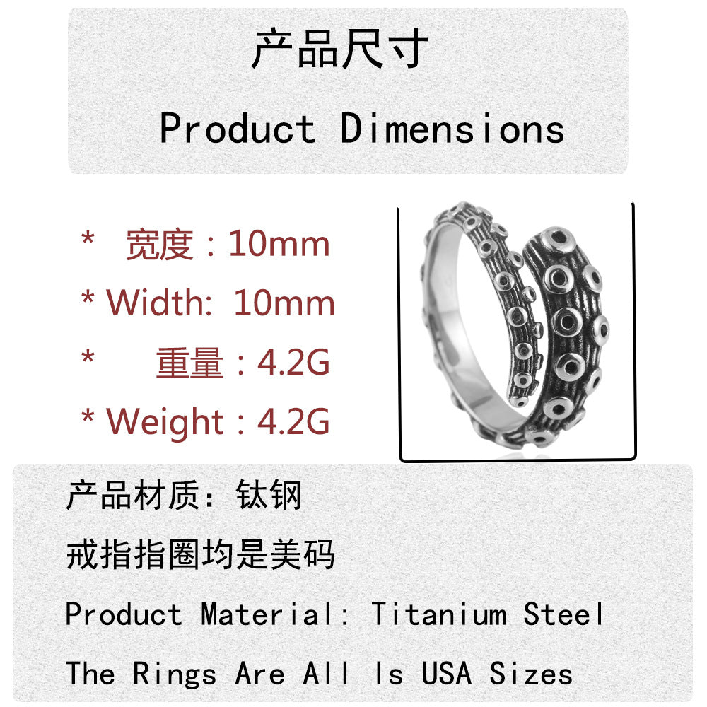 Zarte handwerkliche Ring