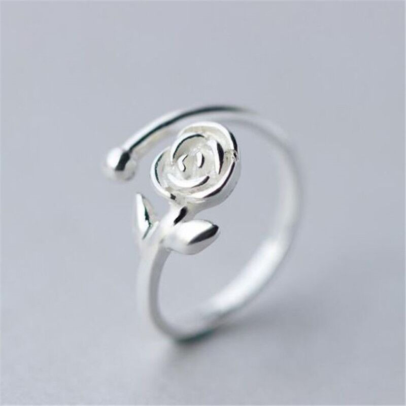 Zarte handwerkliche Silber Ring