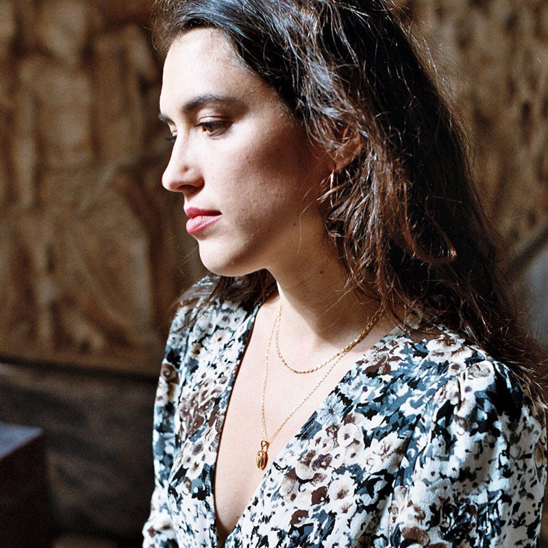 Romantische Gold Halskette für besondere Momente