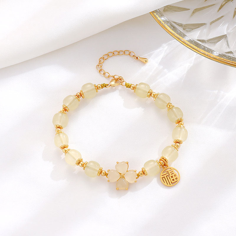 Zarte handwerkliche Silber Armband