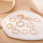 Atemberaubende Gold Ring für den Alltag