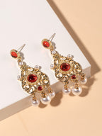 Handgefertigte Vintage Perlen Ohrring