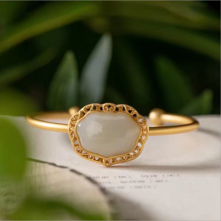 Zarte handwerkliche Gold Armband