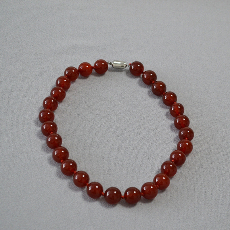 Zarte handwerkliche Gold Halskette