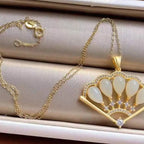 Zarte handwerkliche Silber Halskette