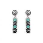 Handgefertigte Vintage Silber Ohrring