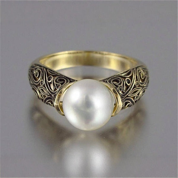 Romantische Perlen Ring für besondere Momente
