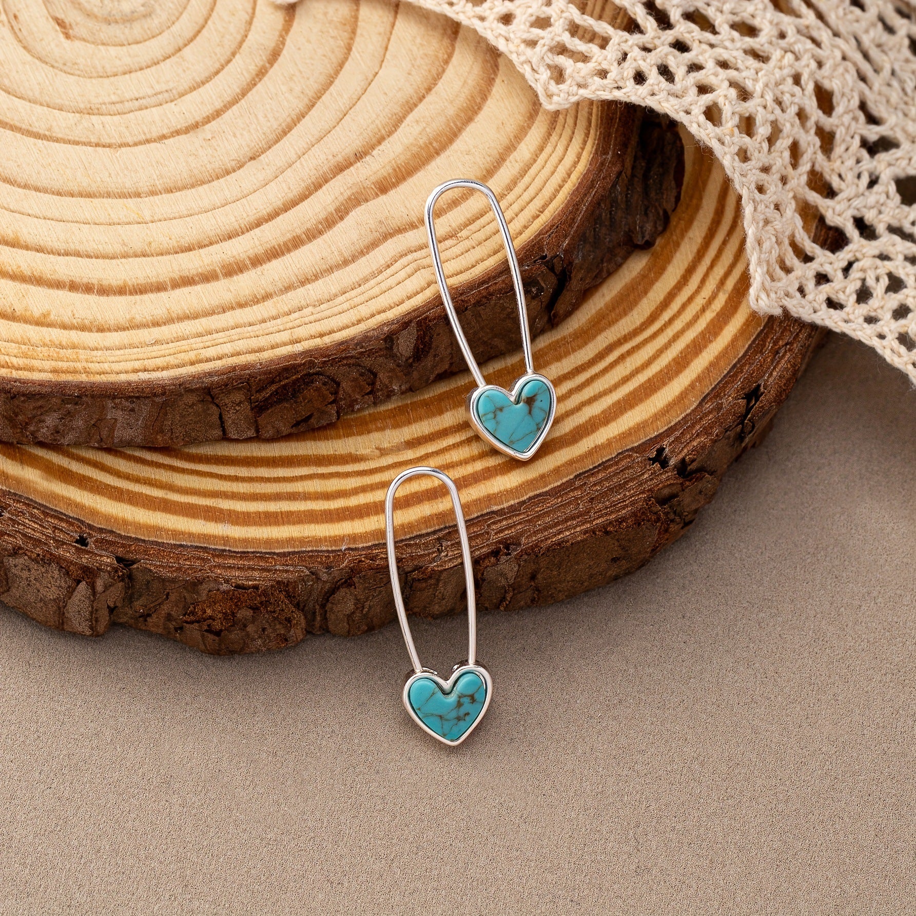 Handgefertigte Vintage Ohrring