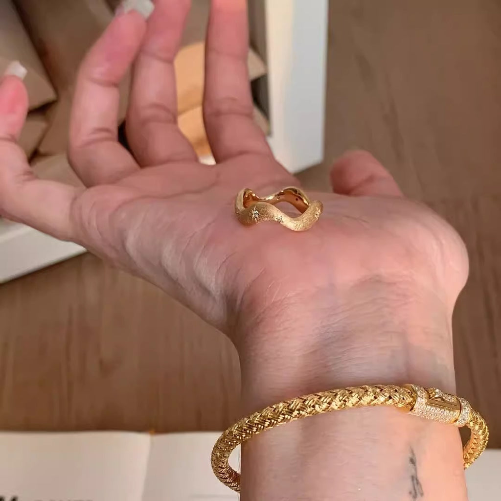 Atemberaubende Gold Ring für den Alltag