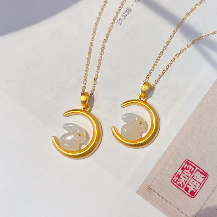 Schöne Silber Halskette mit einzigartigem Stil