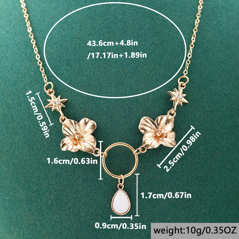 Zarte handwerkliche Halskette