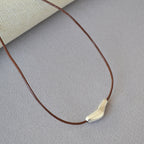 Schöne Gold Halskette mit einzigartigem Stil