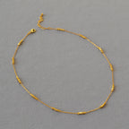 Romantische Gold Halskette für besondere Momente