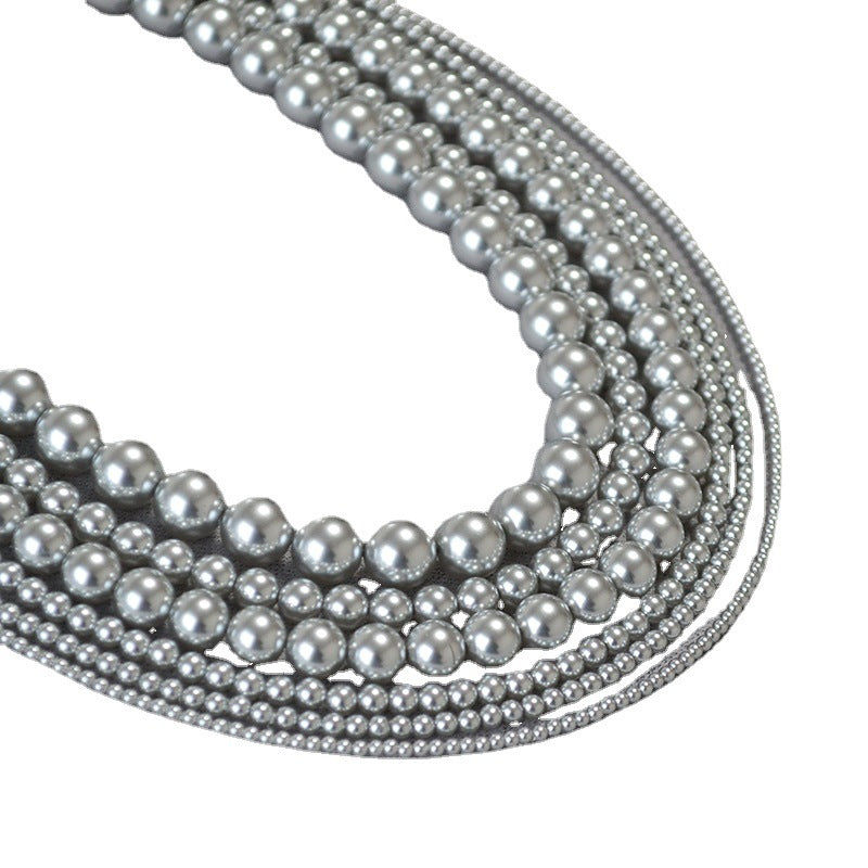 Zarte handwerkliche Silber Halskette