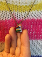 Zarte handwerkliche Halskette