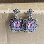 Zarte handwerkliche Ohrring