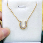 Handgefertigte Vintage Gold Halskette