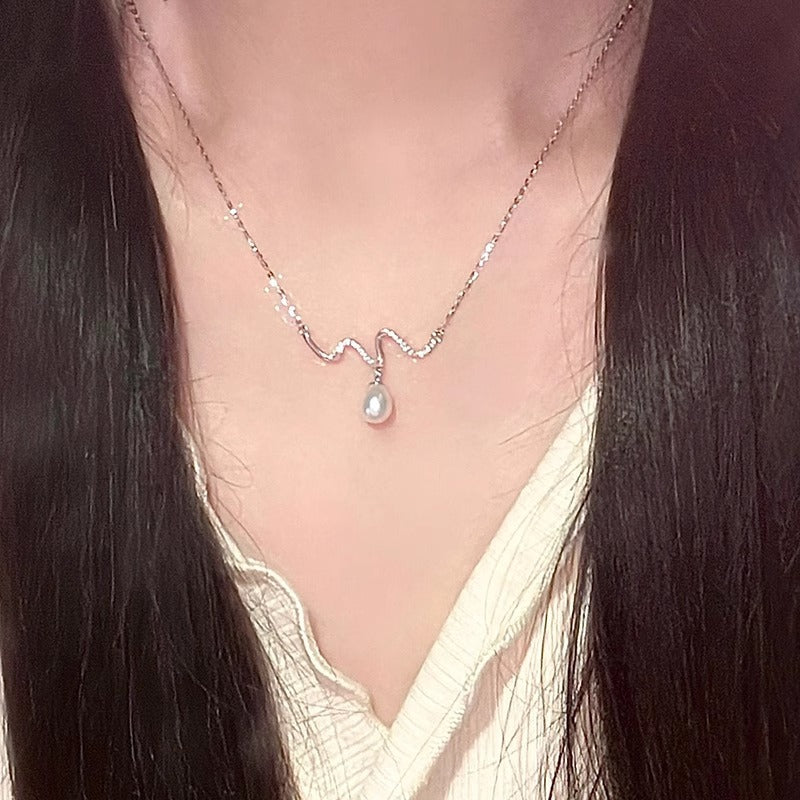 Charmante Perlen Halskette für jeden Anlass