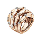 Zarte handwerkliche Ring