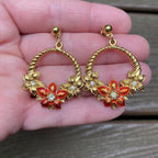 Romantische Gold Ohrring für besondere Momente