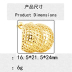 Klassische Gold Ohrring mit zeitloser Eleganz