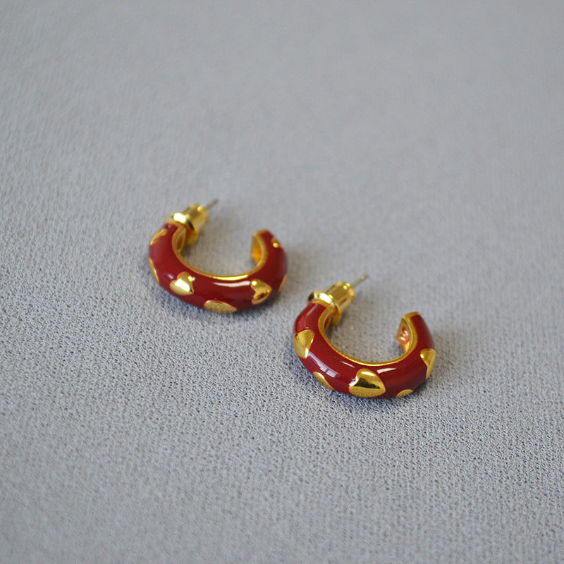 Atemberaubende Gold Ohrring für den Alltag