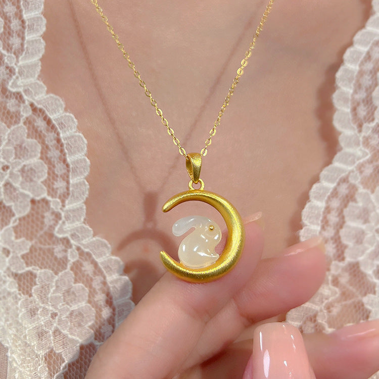 Schöne Silber Halskette mit einzigartigem Stil