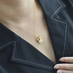 Zarte handwerkliche Halskette