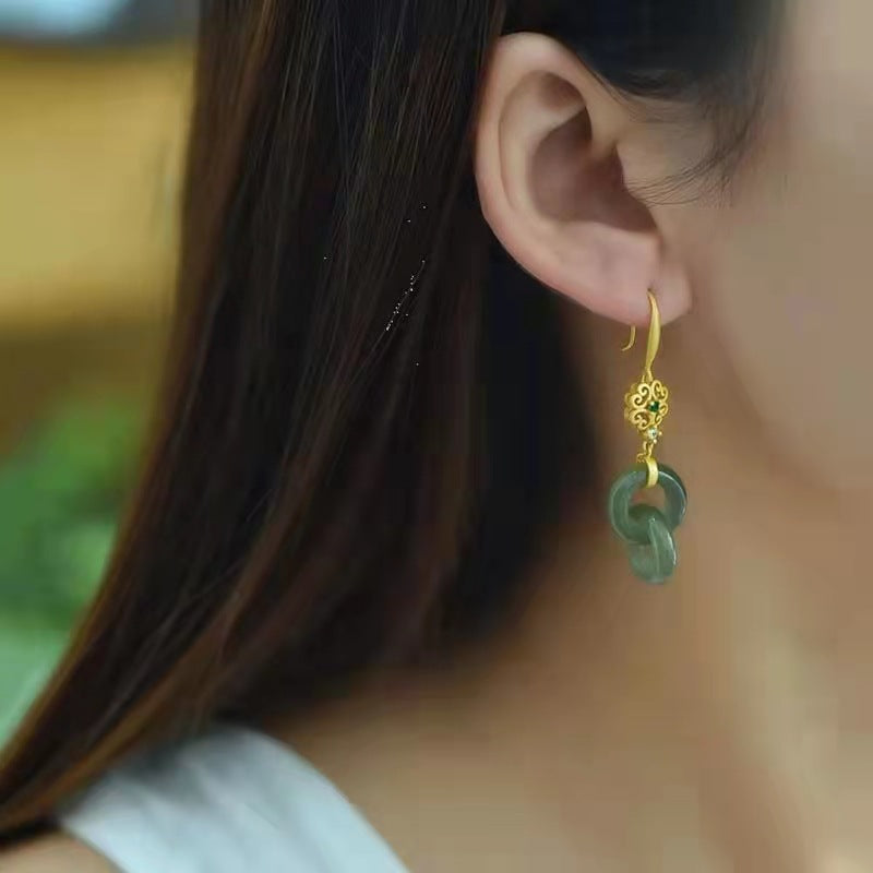 Atemberaubende Gold Ohrring für den Alltag