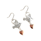 Zarte handwerkliche Ohrring