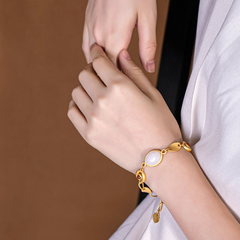 Zarte handwerkliche Gold Armband